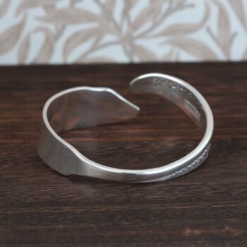 Vintage Vines Butter Knife Bangle, 3 of 5