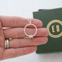 Sterling Silver 40th Birthday Circle Necklace, thumbnail 8 of 10