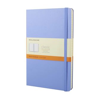 Personalised Moleskine Classic Notebook – Hydrangea Blue Large, 2 of 8