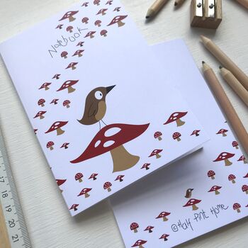 Bird And Toadstool Party Bag Notebook, 8 of 11