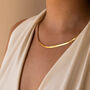 Herringbone Chain Necklace, thumbnail 8 of 10