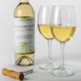 Personalised White Wine Bottle With Any Name And Message, thumbnail 1 of 5