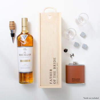 Personalised Wedding Title Bottle Gift Box, 2 of 8