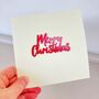 Merry Christmas Handmade Card, thumbnail 1 of 3