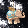 'Golden Angel' Hand Painted Christmas Decoration, thumbnail 1 of 8