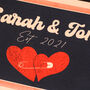 Personalised Couples Bar Runner Gift For Him And Her, thumbnail 3 of 3