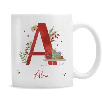 Personalised Christmas Letter Mug, 4 of 5