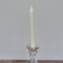 Pearl Shimmer Glass Candlestick, 16cm, thumbnail 3 of 3