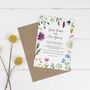 Wildflower Wedding Invitations And Stationery, thumbnail 4 of 9