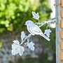 Recycled Iron Bird Silhouette Garden Art, thumbnail 4 of 6