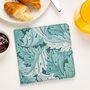 Blue Badge Holder In William Morris Acanthus Teal, thumbnail 5 of 5