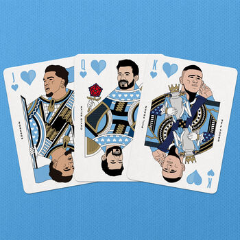 Man City Playing Cards | Gift For Football Fans, 9 of 11