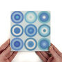 Turquoise Blue 'Circles' Tile, thumbnail 3 of 11