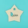 Personalised Nursery Door Sign Or Name Plaque Star, thumbnail 4 of 9