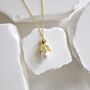 18 K Gold Octopus Necklace Gift Freshwater Pearl, thumbnail 8 of 8