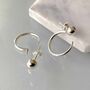 Sterling Silver Ball Stud Ear Jackets, thumbnail 1 of 6