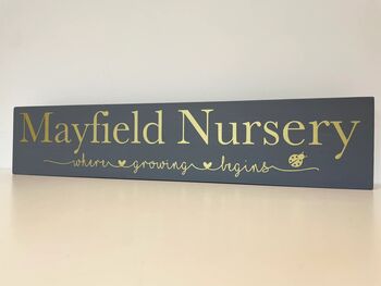 Personalised Wooden Plaque Nursery Leavers Gift, 3 of 5