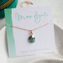 Emerald May Birthstone Necklace, thumbnail 2 of 11