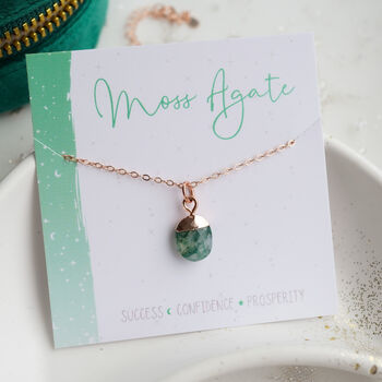 Emerald May Birthstone Necklace, 2 of 11