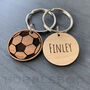 Personalised Football Keyring, thumbnail 1 of 7