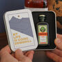 Personalised My Life Is Going Downhill Alcohol Travel Tin Novelty Gift For Ski Trip, thumbnail 1 of 3