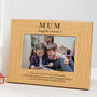Personalised Definition Of Mum Photo Frame, thumbnail 2 of 7