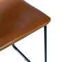 Dexter Tan Brown Set Of Two Kitchen Counter Stools, thumbnail 7 of 9