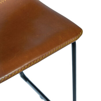 Dexter Tan Brown Set Of Two Kitchen Counter Stools, 7 of 9