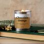Chocolate Orange Wood Wick Scented Candle Bakery Inspired, thumbnail 1 of 7