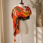 Vibrant Jungle Leopard Sarong Scarf, thumbnail 3 of 6