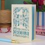 Personalised 1st Birthday Card Papercut Woodland Design, thumbnail 1 of 6