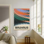 Bauhaus Mid Century Vintage Art Print, thumbnail 3 of 4