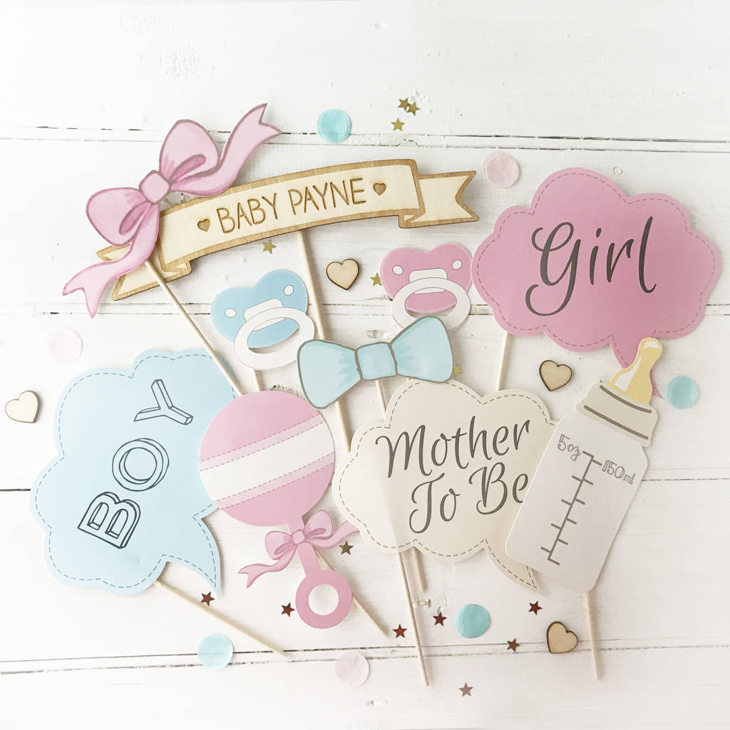 Baby Shower Photo Booth Props By Postbox Party Notonthehighstreet Com