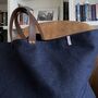 Extra Large Tote Bag, Denim Tote, Xxl Beach Bag, thumbnail 3 of 4