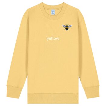 Childrens Organic Cotton Bee Sweatshirt, 4 of 12
