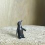 Miniature Bronze Penguin Sculpture, 8th Anniversary, thumbnail 3 of 8
