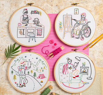 Unwind Embroidery Kit, 6 of 6