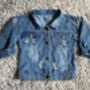 Personalised Baby/Toddler Denim Jacket With Bear, thumbnail 6 of 8