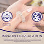 Acupressure Finger Massager Silver Plated Ring, thumbnail 5 of 5