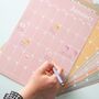 A4 Monthly Undated Wall Planner | 12 Pages | Pastels, thumbnail 2 of 10