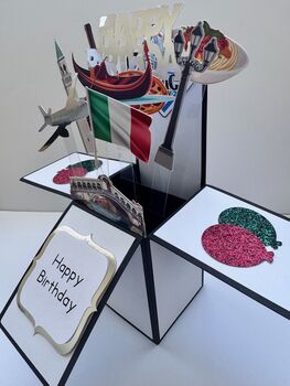 Venice Themed 3D Birthday Card, 6 of 7