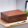 Personalised Leather Watch Box Large, thumbnail 6 of 11