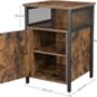 Bedside Table With Open Shelf And Storage Cabinet, thumbnail 9 of 9