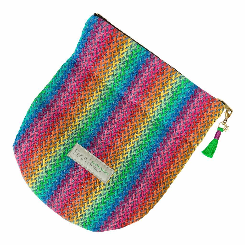 rainbow clutch purse