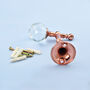G Decor Pack Of Two Crystal Curtain Hooks, Rose Gold, thumbnail 5 of 5
