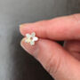 Thank You Bridesmaid Sterling Silver Tiny Flower Necklace, thumbnail 10 of 10