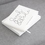 Personalised Leather Script Guest Book, thumbnail 2 of 8