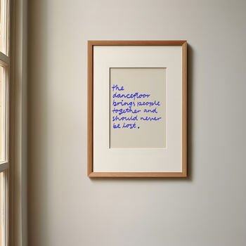 Dancefloor Brings People Together Print, 4 of 7