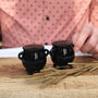 Black Cauldron Halloween Salt And Pepper Shakers, thumbnail 1 of 8