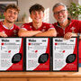 Personalised Wales Rugby Print – Custom Season Gift For Welsh Rugby Fans, thumbnail 3 of 12